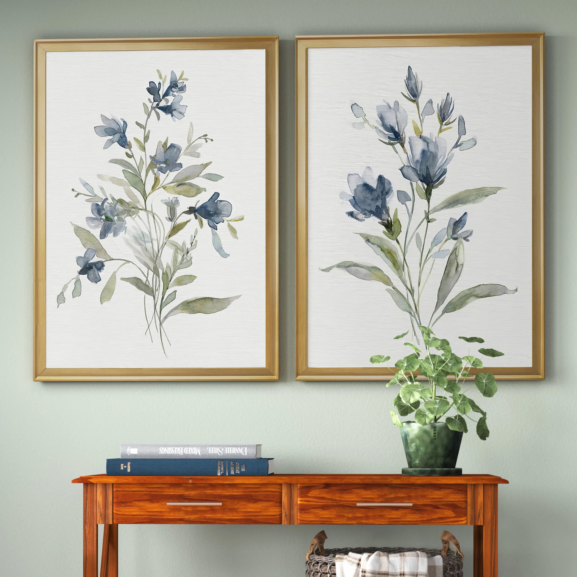 " Linen Botanical III " 2 - Pieces | Wayfair North America