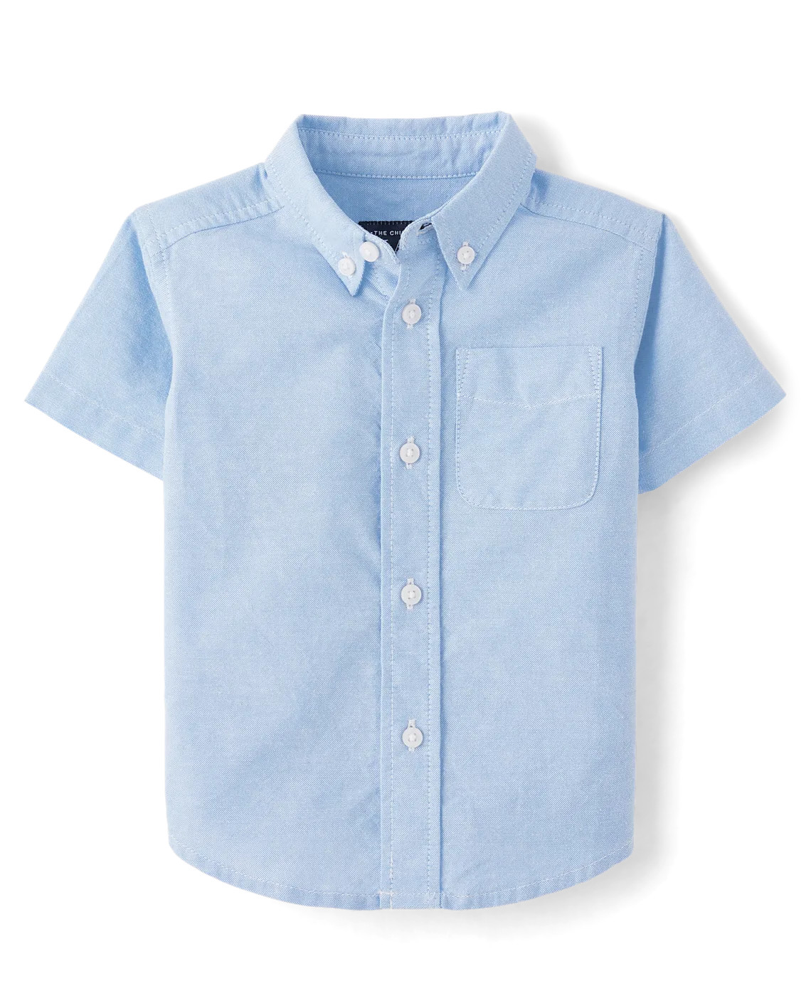 Baby And Toddler Boys Uniform Oxford Button Down Shirt - blue | The Children's Place