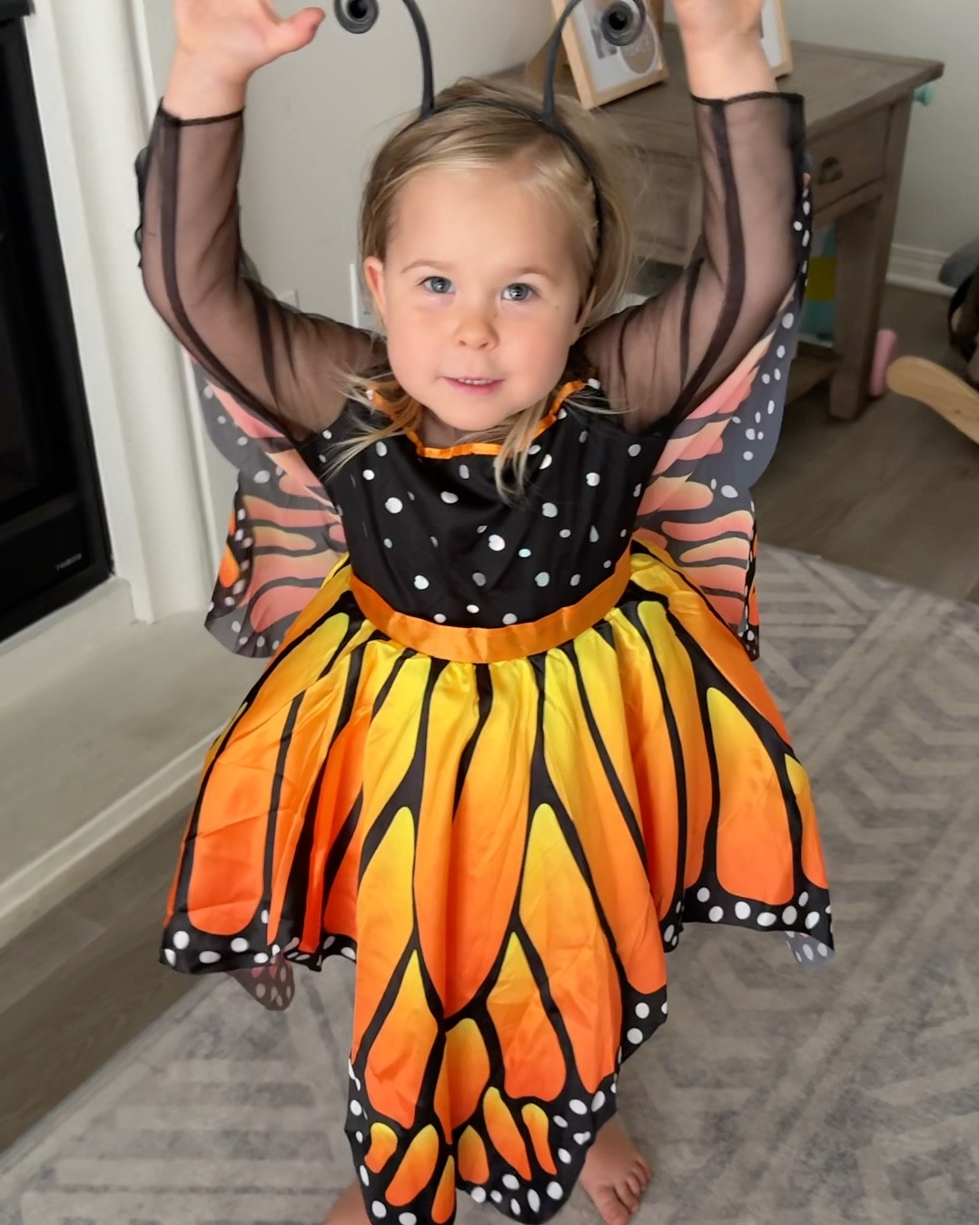 How stinking cute is this monarch butterfly kids Halloween costume? Its wings are just part of the dress!! #halloween 

#LTKSeasonal #LTKFallSale