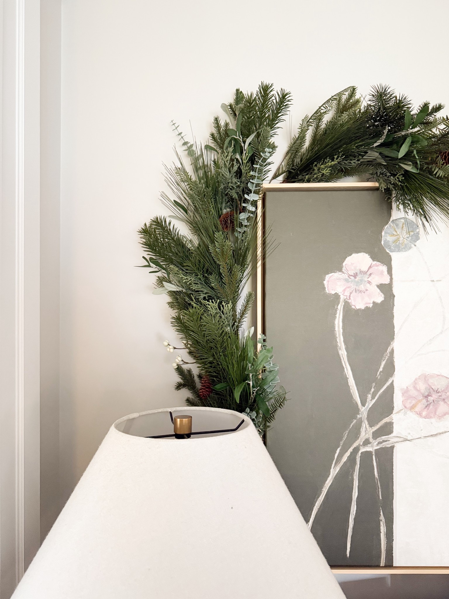 This gorgeous pinecone and eucalyptus garland is on clearance ✨

#LTKHoliday #LTKHome #LTKSaleAlert