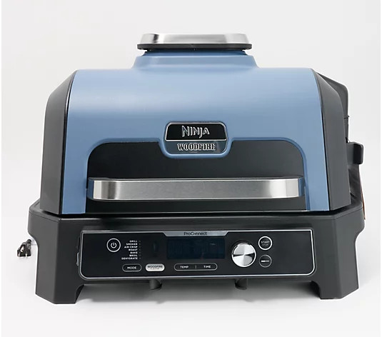 Ninja WoodFire ProConnect XL Outdoor Electric Smoker & AirFry Grill | QVC