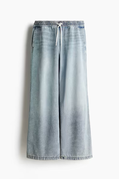H & M - Schlupfhose aus Denim - Blau - Damen | H&M (DE, AT, CH, NL, FI)