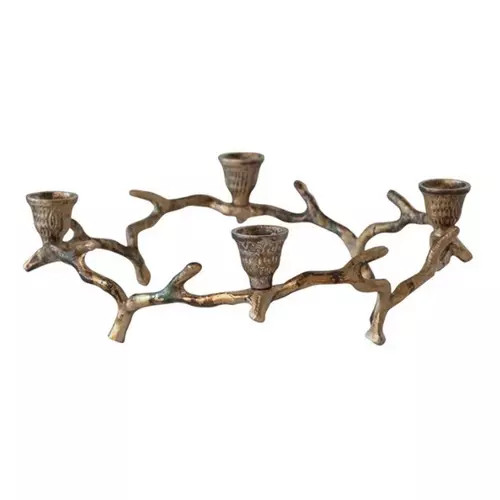 Creative Co-Op Aluminum Wreath Advent Taper Holder | Scheels Sports