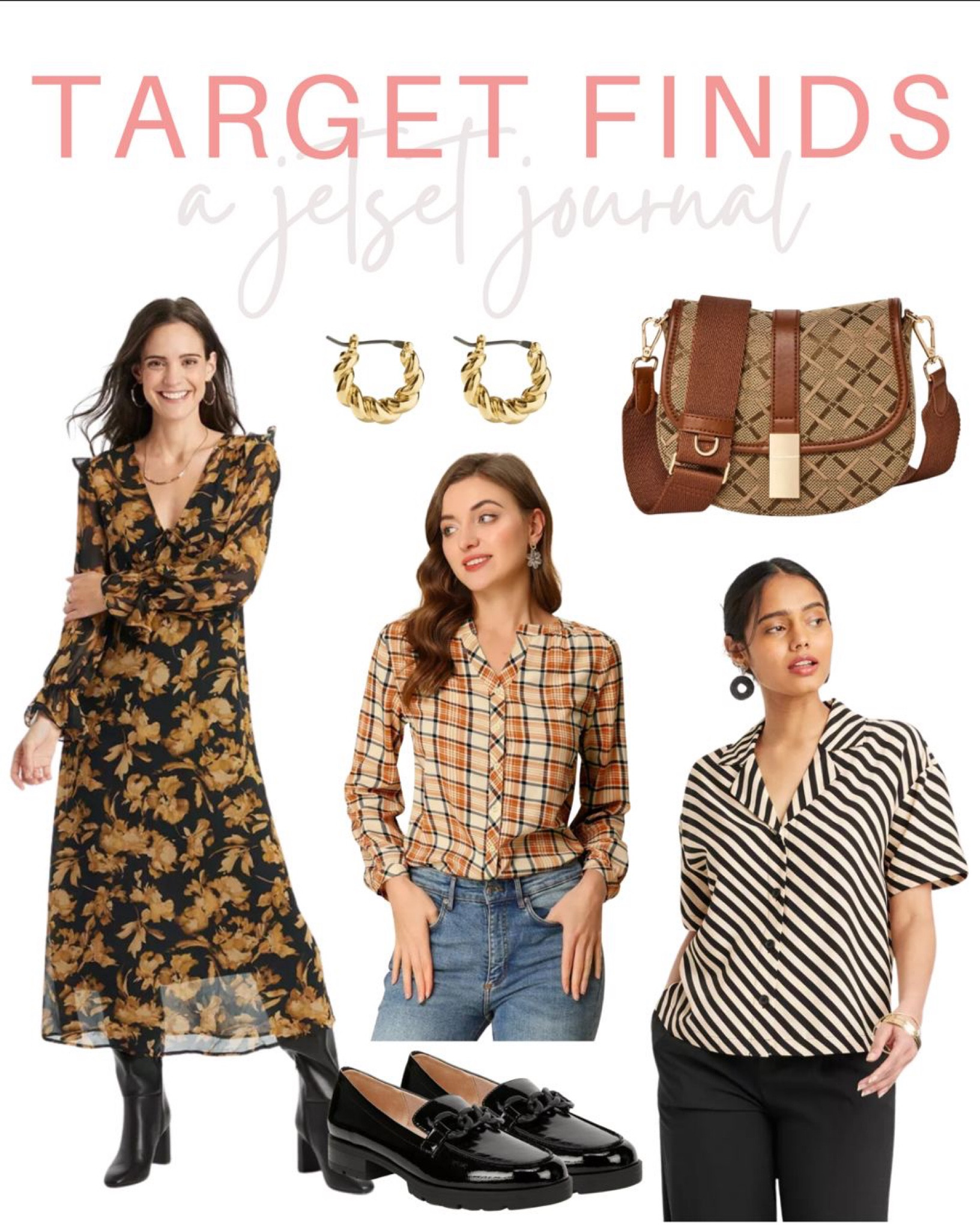 Here are this week’s Target favorites!
#targetfinds #fallvibes #casualoutfit #onthegolook #falldress #trendylook #shoeinspo #goldjewelry #functionalbag

#LTKStyleTip #LTKSeasonal #LTKU
