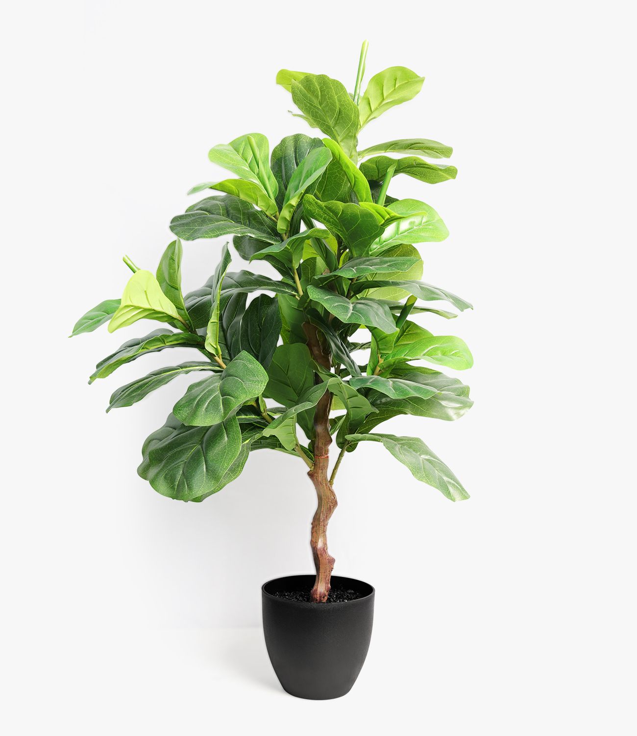 ROOMTEC - 38" Artificial Fiddle Leaf Fig Tree , Decorative Faux Trees for Indoor Home Office | Walmart (US)