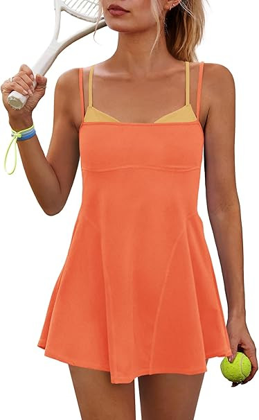 Yanekop Tennis Dress Athletic Dresses Workout Dress | Amazon (US)