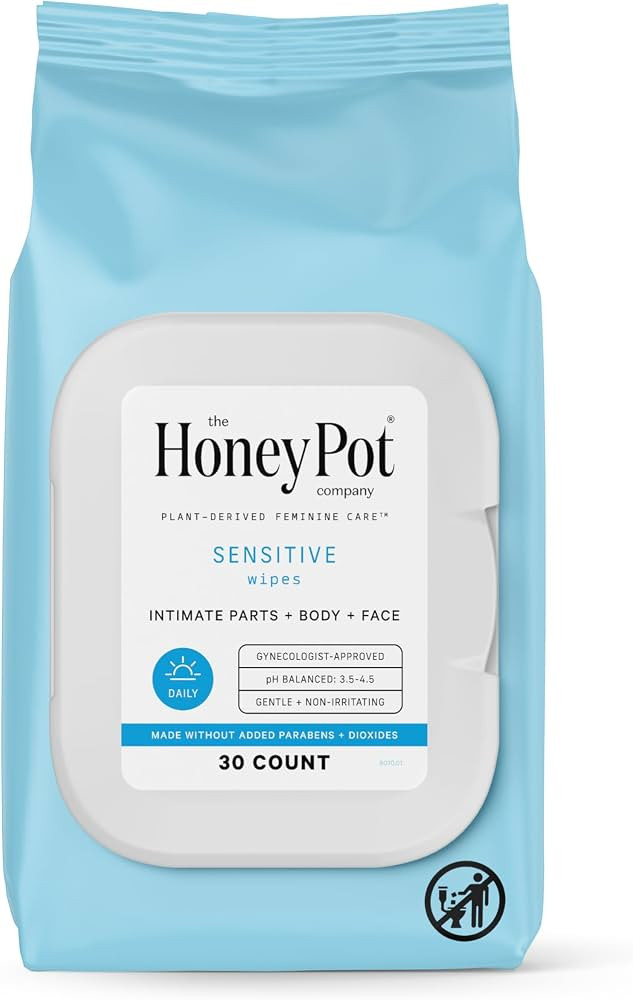 The Honey Pot Company - Feminine Wipes - Daily PH Balancing, Fragrance & Sulfate Free Wipes for I... | Amazon (US)