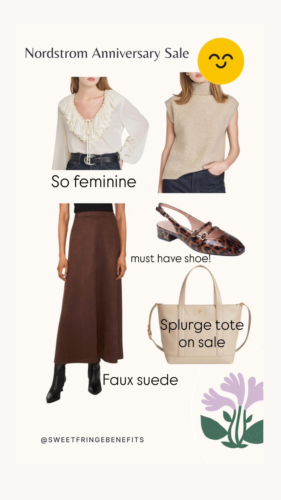 It’s that time of year! Nordstrom anniversary sale check out this beautiful faux suede skirt. You will be surprised at the price. There are many wonderful pieces in the sale to pair with it.

Nordstrom anniversary sale  suede skirt cow neck sweater leopard Mary Jane ruffle blouse fall skirt fall tote 

#LTKBeauty #LTKOver40 #LTKSaleAlert