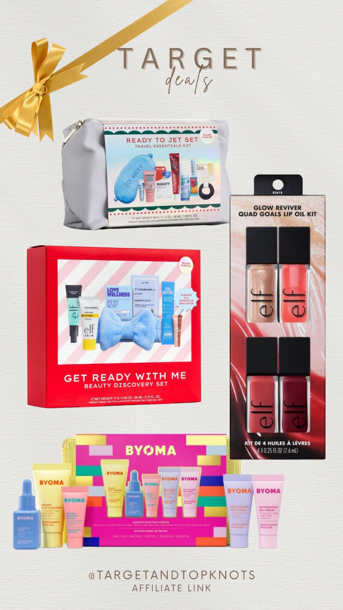 Beauty gift sets at Target- currently 50% off 👏🏼❤️

Great for stocking stuffers 

#LTKSaleAlert #LTKGiftGuide #LTKCyberWeek