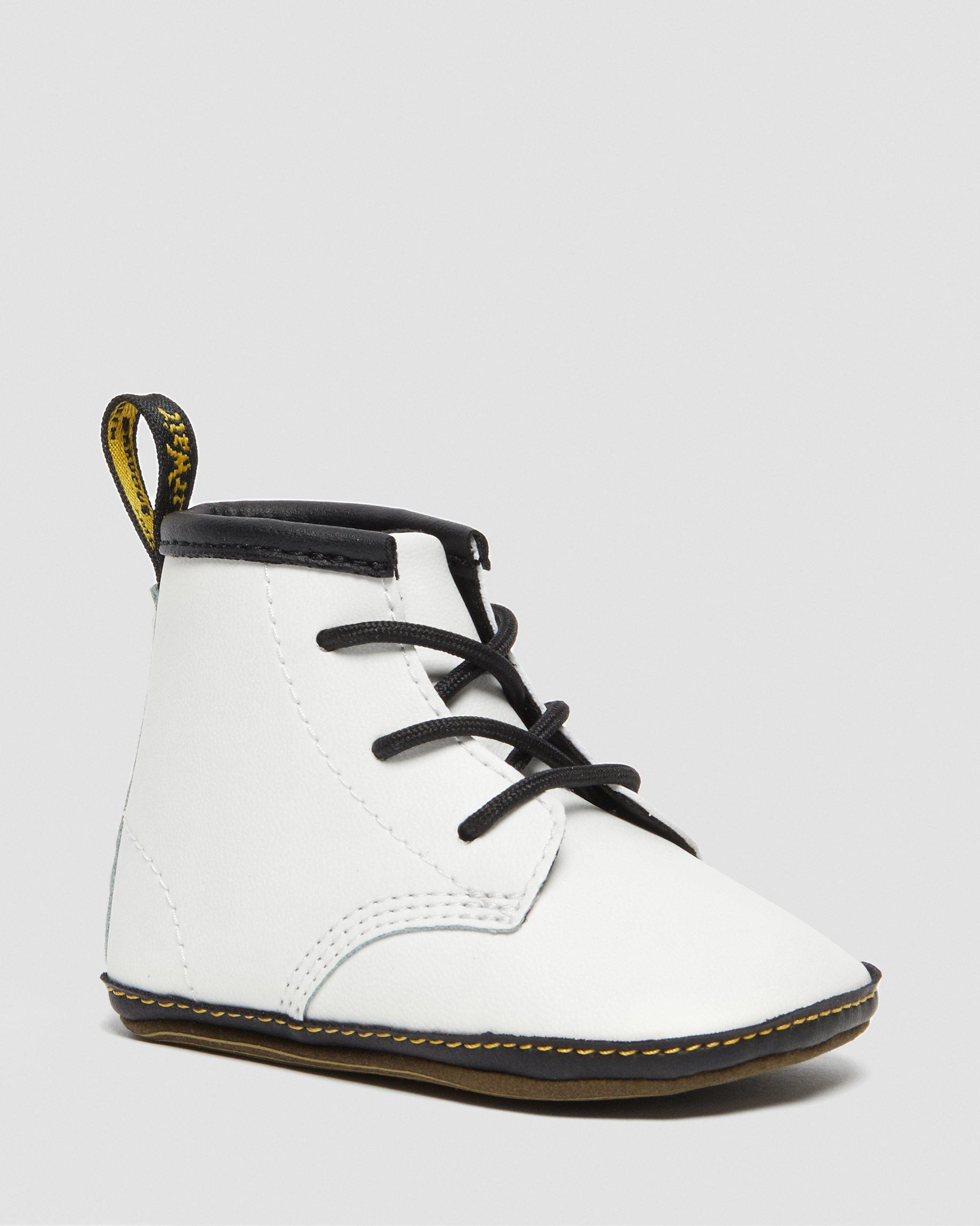 Newborn 1460 Auburn Leather Booties | Dr. Martens