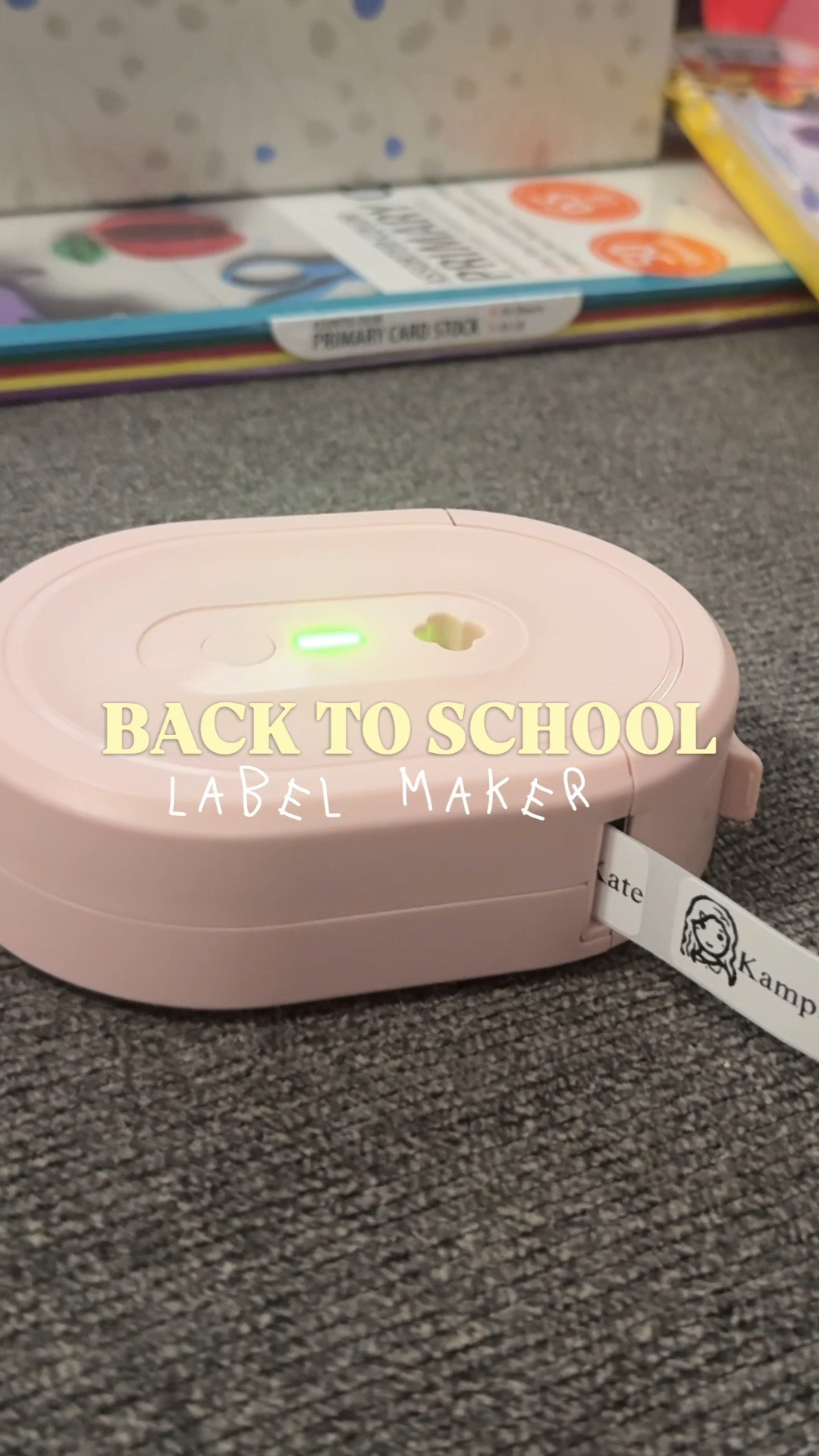 Back-to-school must-have 📚✏️ This little label maker makes it SO easy to personalize school supplies, water bottles, lunch boxes & everything in between! Such a practical mom find for keeping all those things from mysteriously disappearing at school 😂🤍

#BackToSchool #BackToSchoolFinds #MomFinds #SchoolSupplies #LabelMaker #AmazonFinds #AmazonMustHaves #MomLife #KindergartenMom #LTKFinds #LTKMom

#LTKSeasonal #LTKBaby #LTKKids