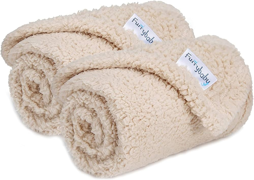 Premium Fluffy Fleece Dog Blanket, Soft and Warm Pet Throw for Dogs & Cats (2-Pack Medium 32x40''... | Amazon (US)