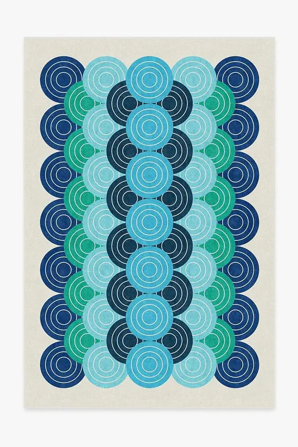 Jonathan Adler Biba Blue Green Premium Rug | Ruggable