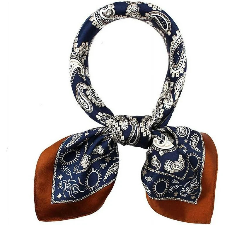 CHUNTIAN 100% Real Mulberry Silk Scarf -21'' x 21''- Lightweight Neckerchief –Women Men Small S... | Walmart (US)