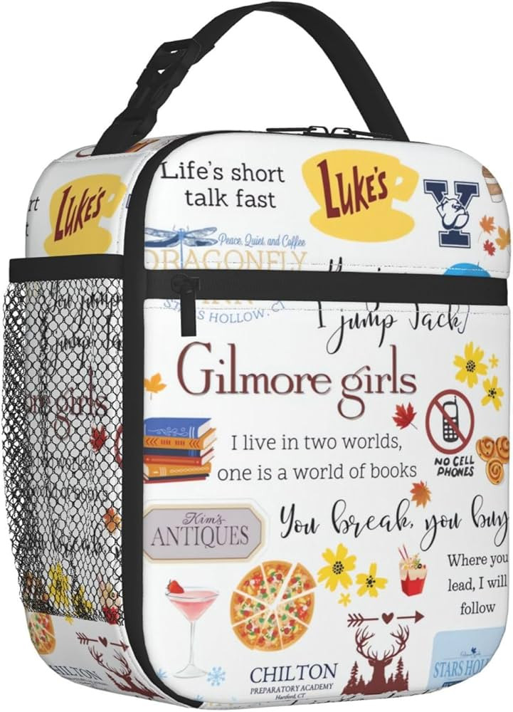 Gilmore Insulated Lunch Box Snack Kit Portable Lunch Bag Reusable Lunch Tote for Women Gift (clas... | Amazon (US)