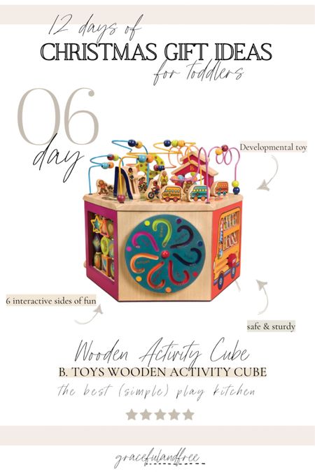 Toddler gift idea for Christmas! 

Wooden activity cube - toddler gift - Christmas gift guide 

#LTKSeasonal #LTKkids #LTKGiftGuide