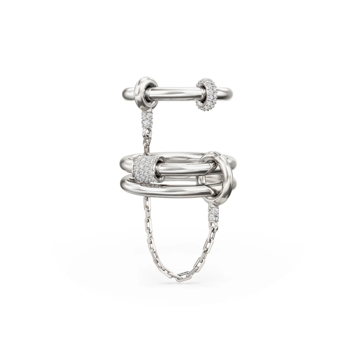 Shop Hookup Chain Ring II Sterling Silver Chain | PHORIA (UK)