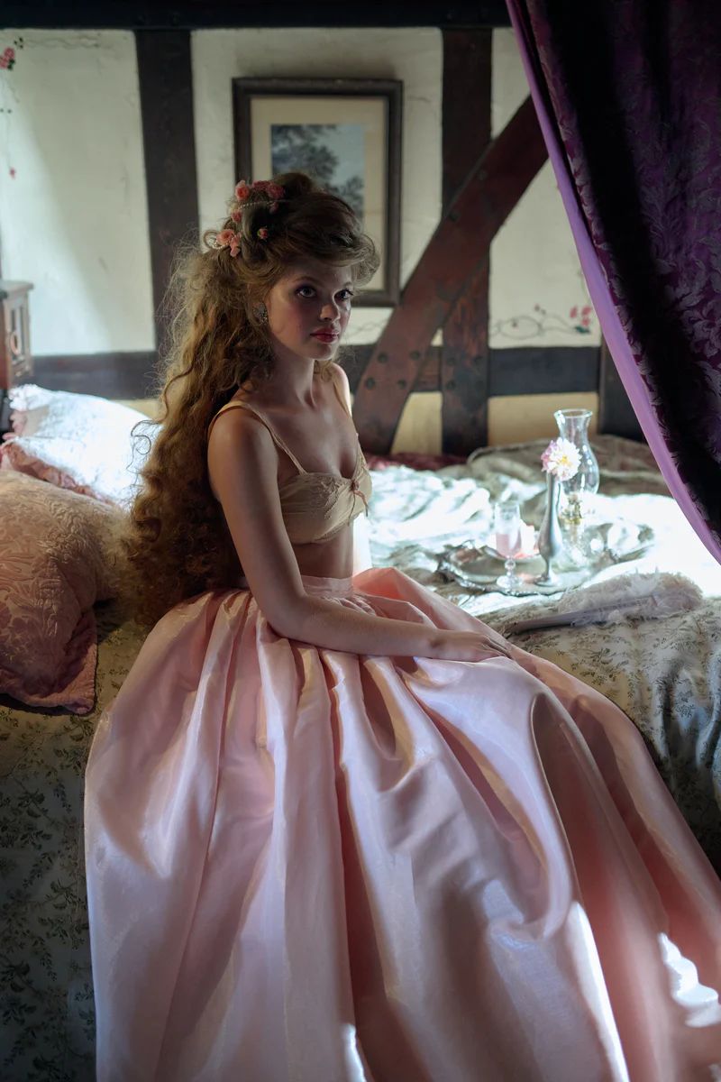 The Castle Pink Ballroom Skirt | Selkie Collection