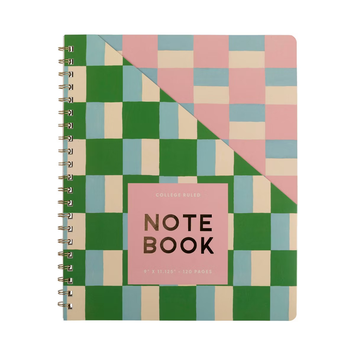 FRINGE Color Block Checks Notebook, School Supplies | Target