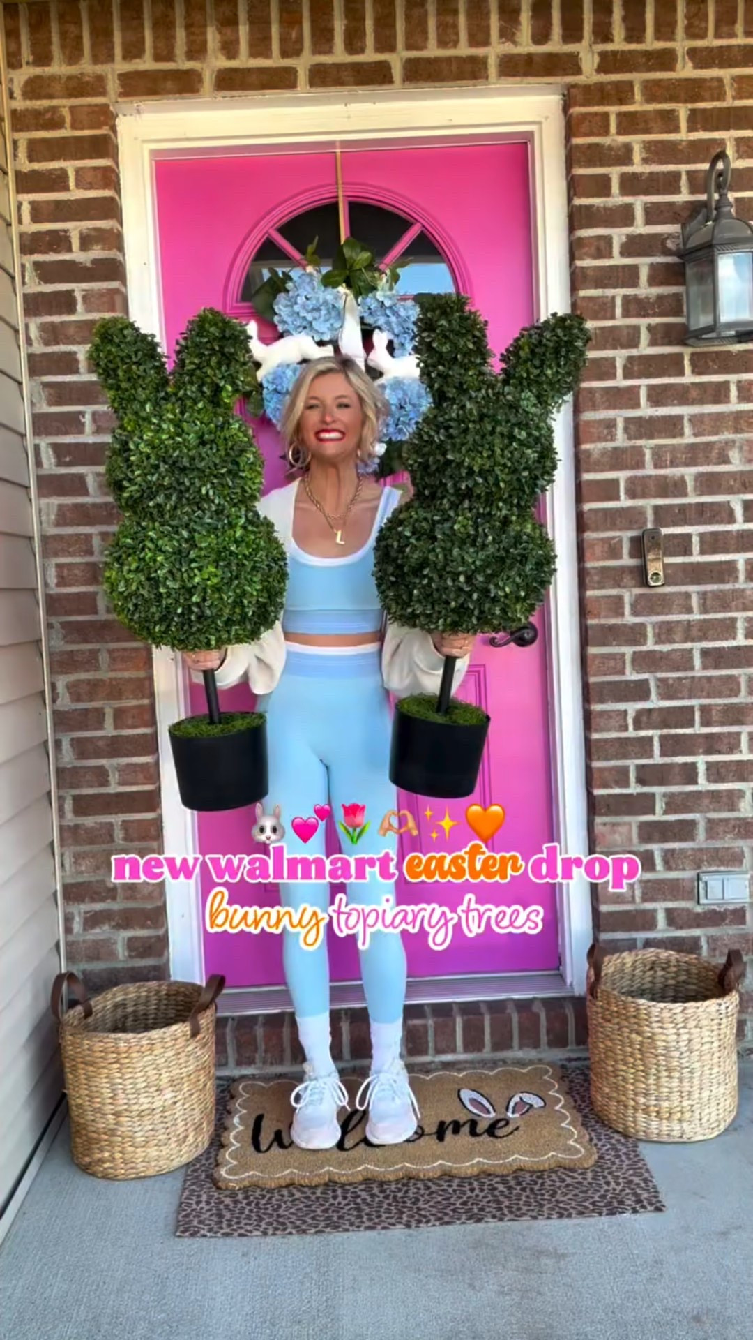 Walmart Easter Day decor loading! 🐰💕 Say “BUNNY” to shop! 🐣🧡. 

You better HOP your way over to Walmart and get these bunny topiary trees! I‘ll decorate the front porch for Spring later this week, but these deserved an unboxing for now! 

Bring on all the easter decor! ✨🫶🏼🌷#walmartfinds
#easterdecor #homedecor #frontporchdecor #walmartdeals

#LTKHome #LTKSeasonal