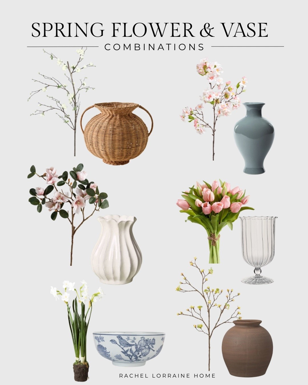 As we look ahead to spring, I’ve rounded up a few beautiful spring flower and vase combinations for easy spring home decor. These artificial flowers and stems are from Afloral, and they’re currently on sale through today—just use code SPRING at checkout. I’ve collected several Afloral stems over the years, and the quality is beautiful. I love that they can be reused season after season for simple, timeless styling.

#LTKHome #LTKSeasonal #LTKSaleAlert