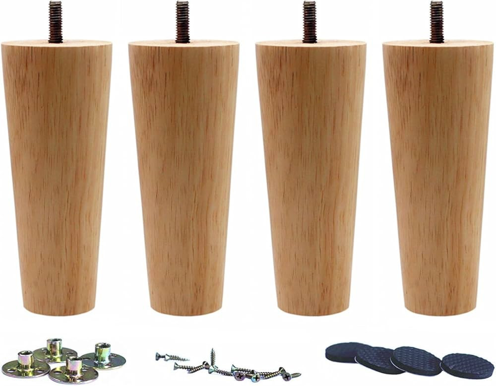 WEICHUAN Round Solid Wood Replacement Sofa Couch Chair Ottoman Loveseat Coffee Table Cabinet Furn... | Amazon (US)