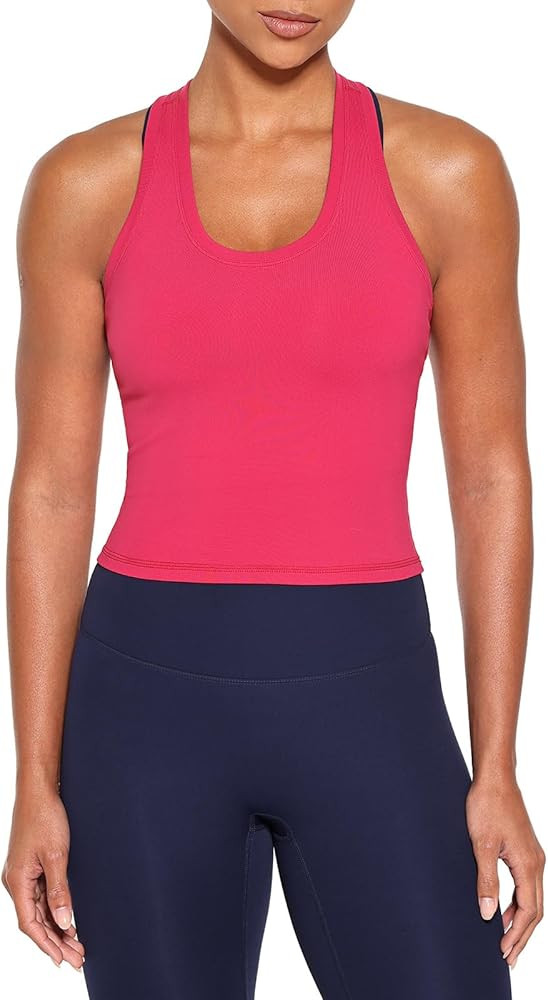 Lavento Women's Racerback Workout Tank Top Sports Yoga Tops Active Sleeveless Shirts | Amazon (US)