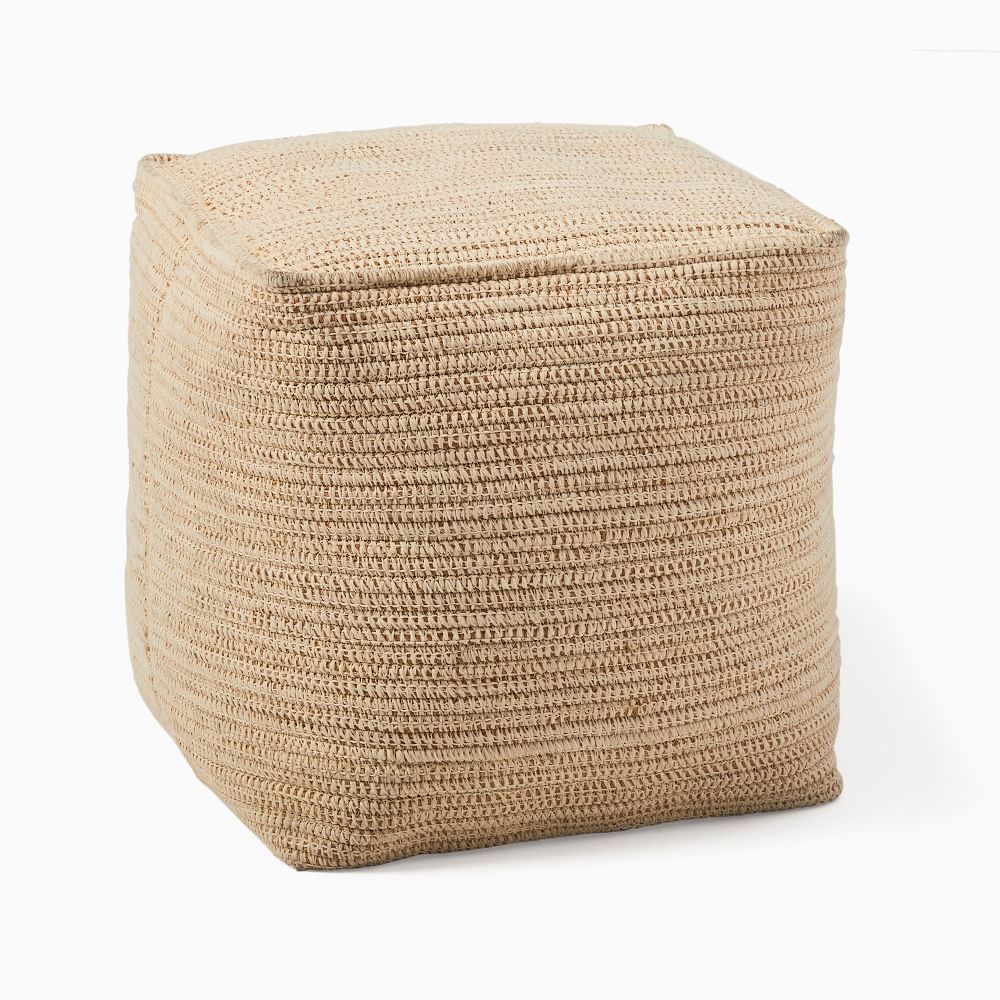 Dori Indoor/Outdoor Pouf | West Elm (US)