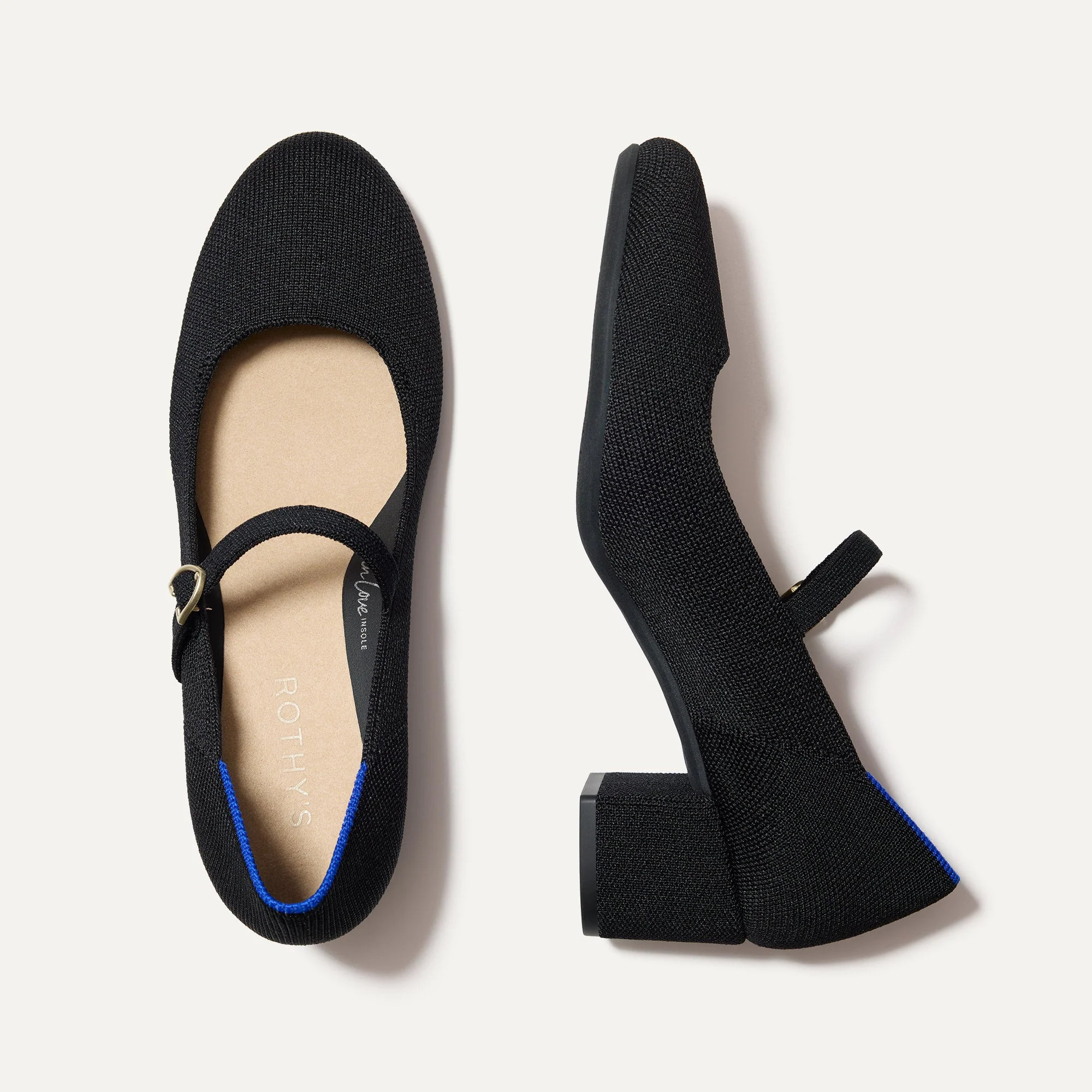 The Mary Jane Heel in Black | Rothy's | Rothy's