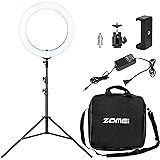 LED Ring Light, Playmont 18 Inch Dimmable Photo Video Lighting Kit with Stand Camera Mount for Cellp | Amazon (US)