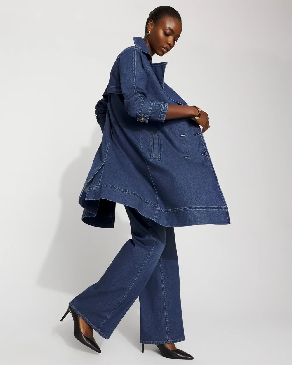 Denim Trench Coat | White House Black Market