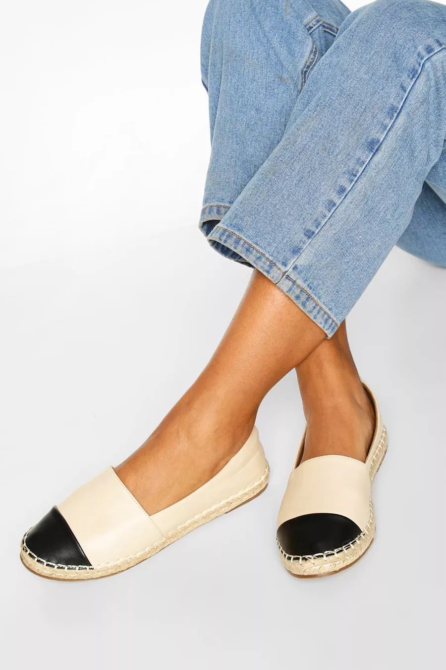 Toe Cap Basic Espadrilles | Boohoo.com (US & CA)