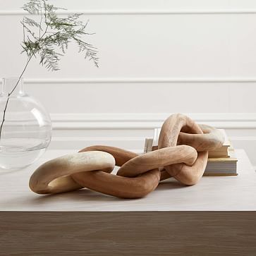 5 Link Wood Decorative Object | West Elm (US)