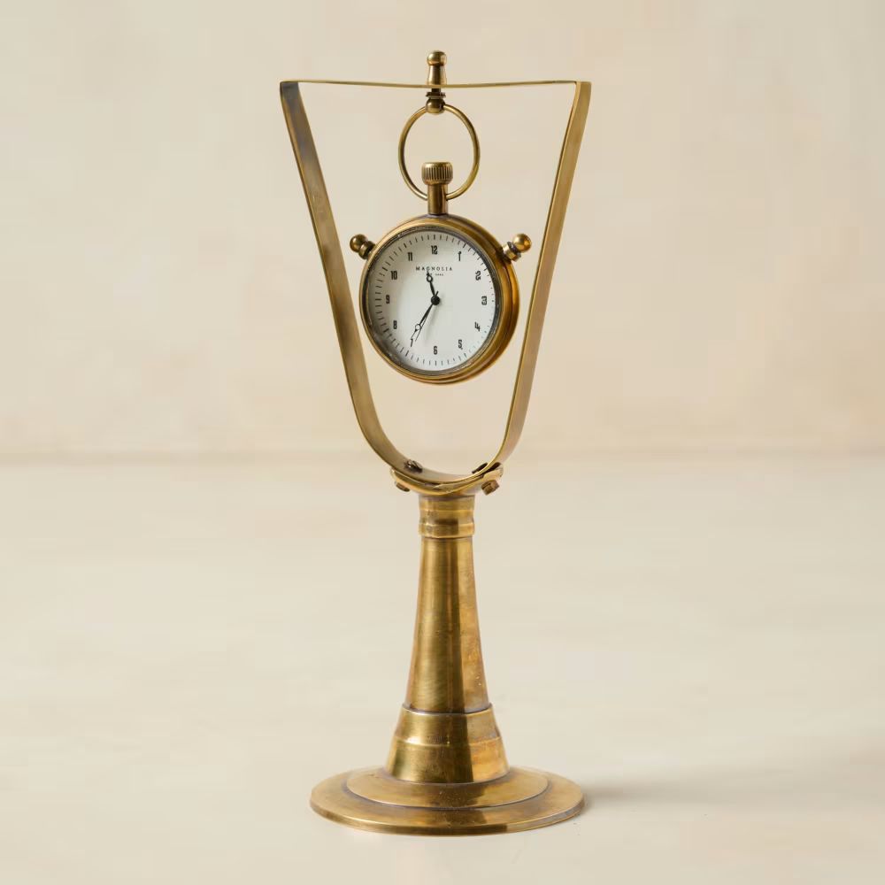 Antique Inspired Hanging Table Clock | Magnolia