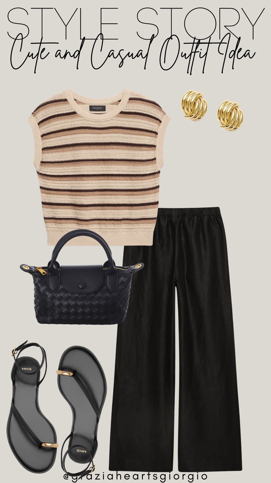 Cute and Casual Outfit Idea
.
#ootd