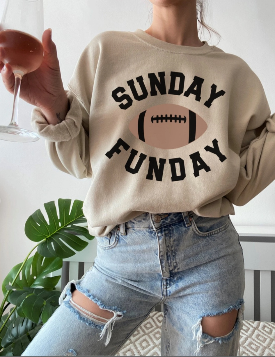 Football Sweatshirt, Sunday Funday Sweatshirt, Superbowl Shirt, Women's Football Shirt, Game Day, Team Halftime, NFL Shirt, Super Bowl

#LTKhome #LTKFind #LTKstyletip