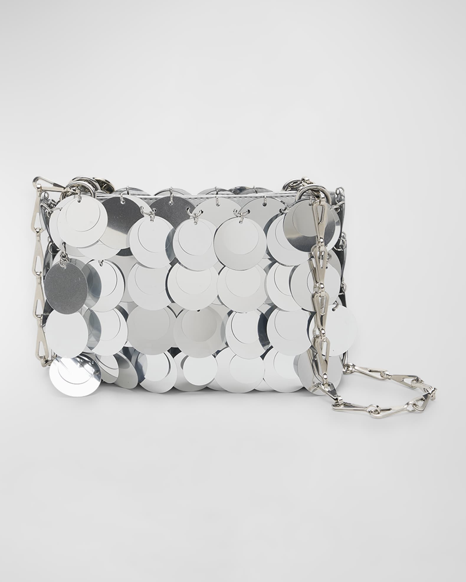 Nano Sparkle Sequins Shoulder Bag | Neiman Marcus