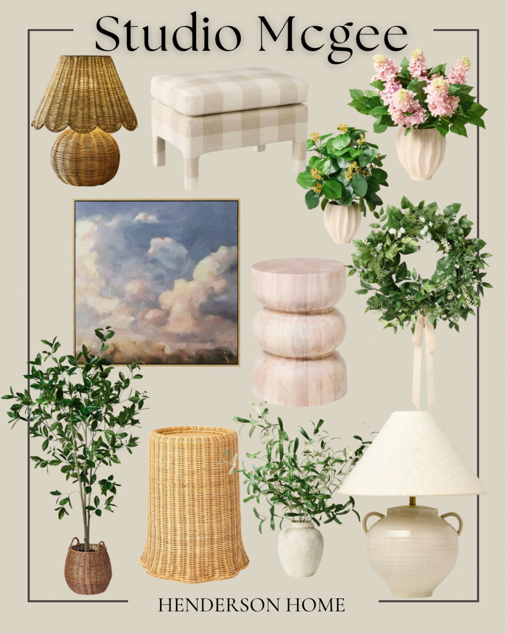 Studio McGee Spring collection 2025

Studio McGee . Studio McGee spring 2025. Spring decor. Table lamps. Faux plants. Wall art. Ottoman. Wreath. Spring floral. Accent table. 

#LTKSeasonal #LTKHome