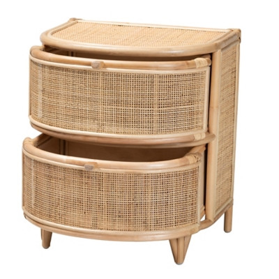bali & pari Oleta Rattan Nightstand | Ashley