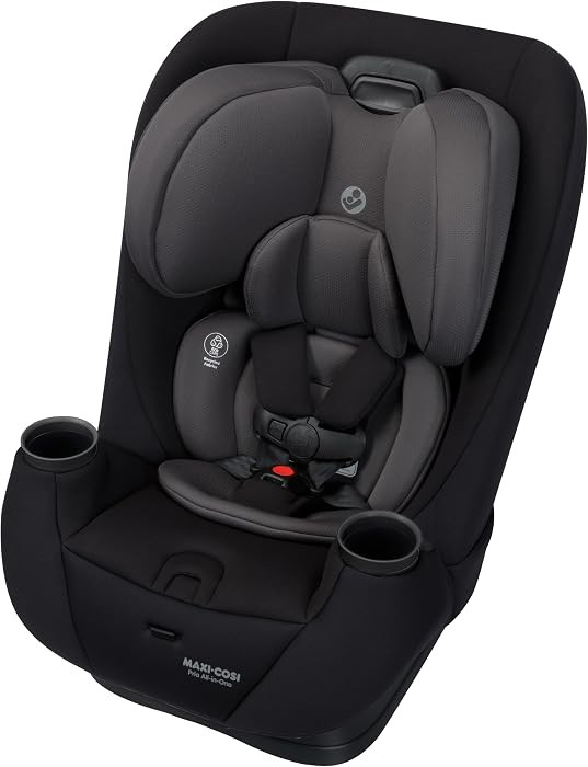 Maxi-Cosi Pria All-in-One Convertible Car Seat, Infant to Toddler Car Seat, Easy-Install Harness, Machine-Washable Cover, 5-100 lbs, Sea Shadow | Amazon (US)