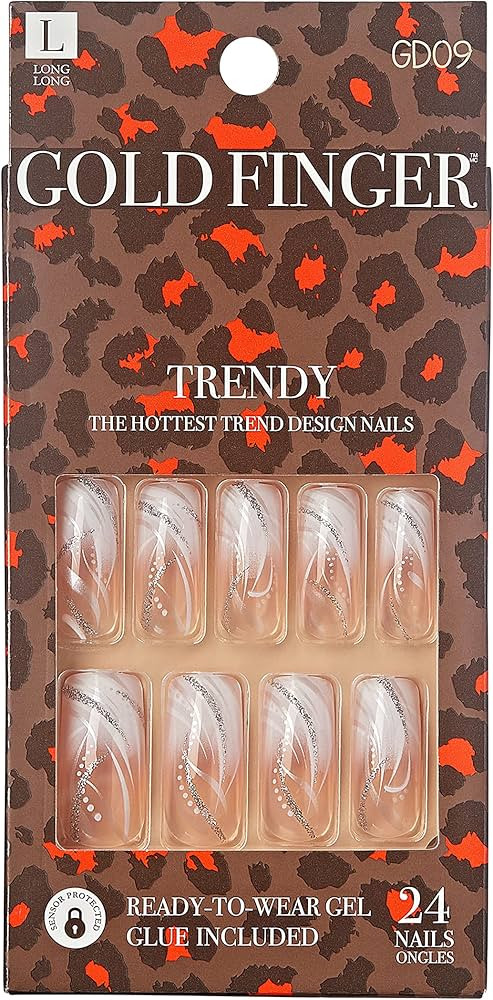 Gold Finger Posh Queen Glue-on Fashion Nails 24 ea | Amazon (CA)