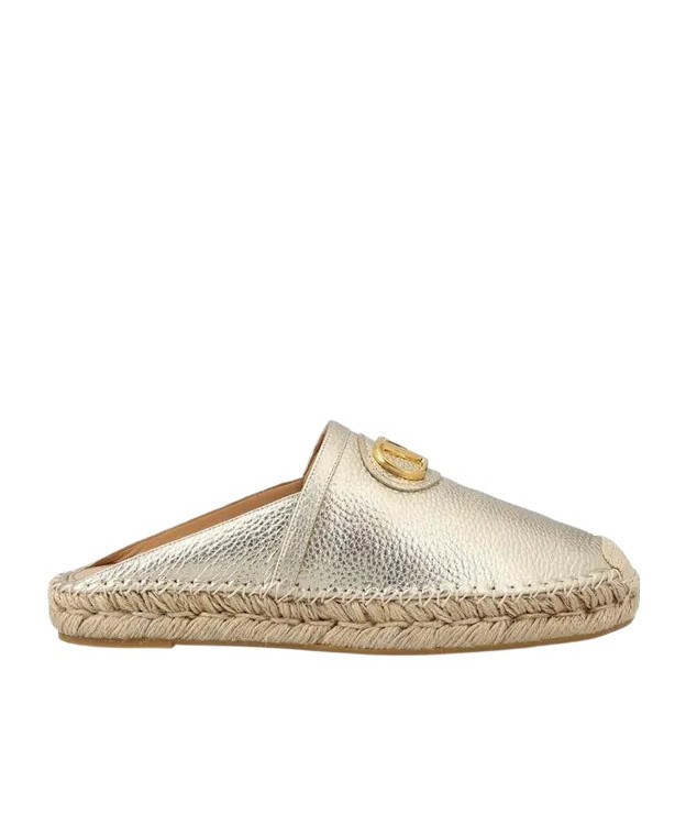 Valentino VLogo Plaque Slip-On Sandals | Senser US