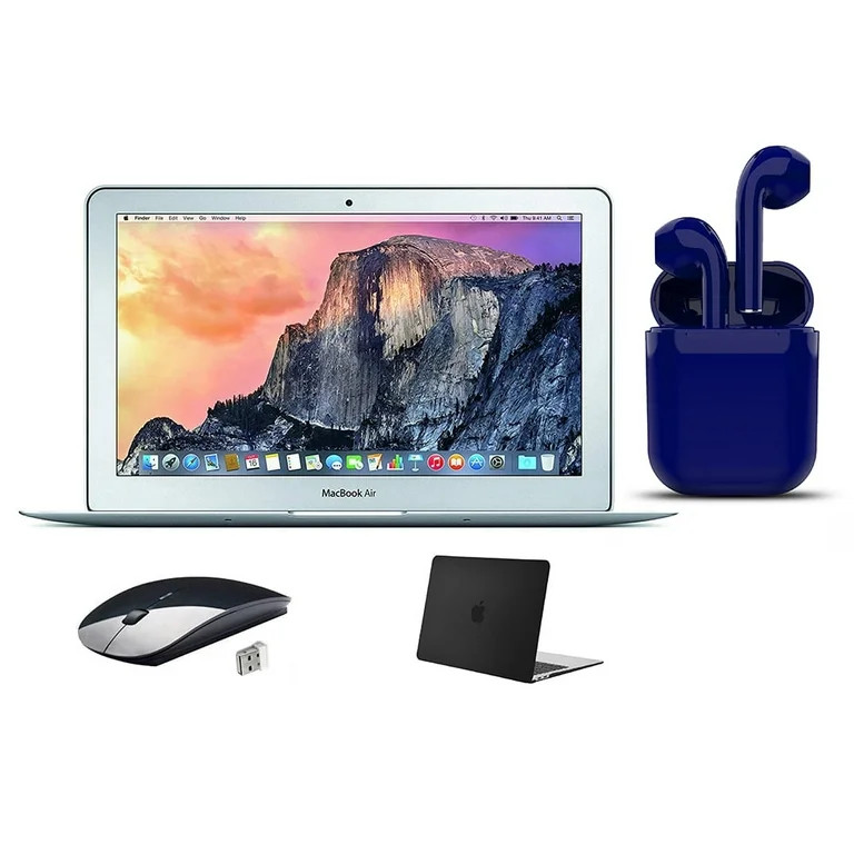 Restored Apple MacBook Air 11.6-inch 1.6GHz Intel Core i5 4GB RAM macOS 128GB SSD Bundle:USA Esse... | Walmart (US)