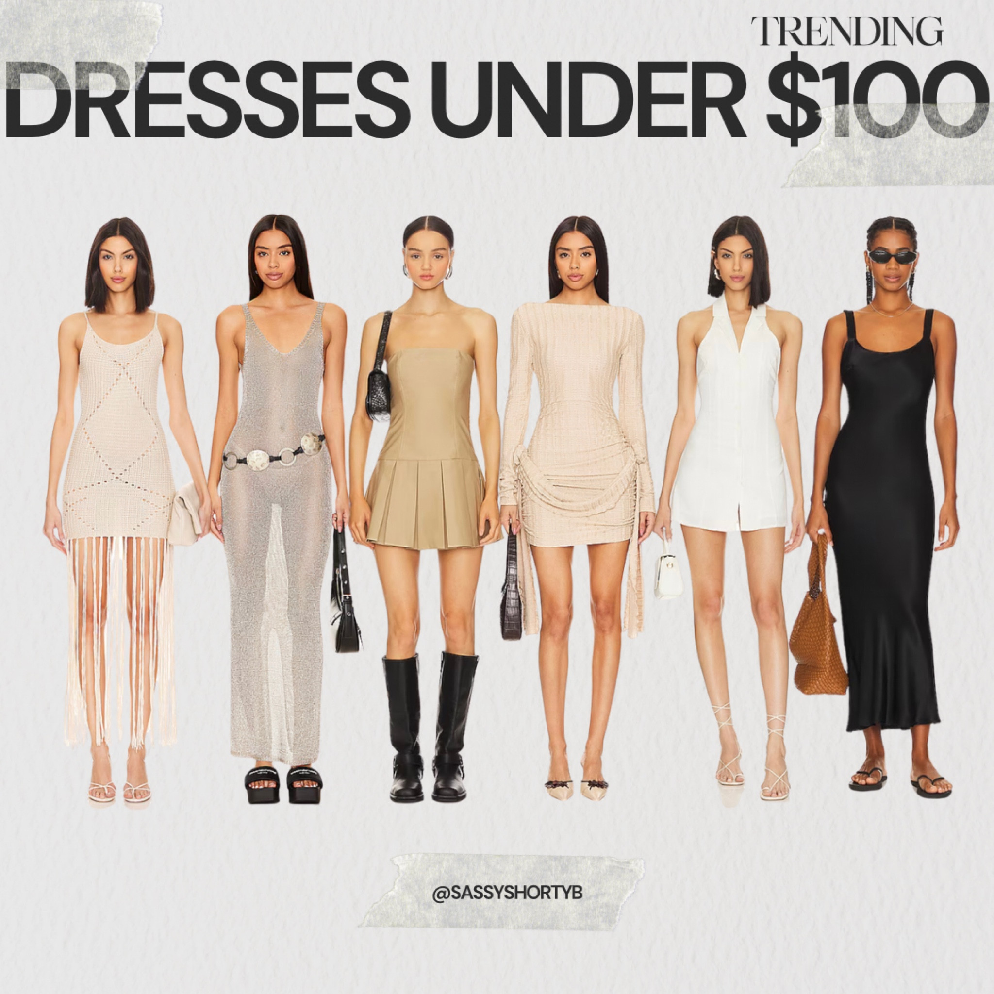Found the chicest dresses under $100🤩. Whether you need a cute neutral dress for date night or something edgy for a girls’ night out, you can’t go wrong with these stunning options🖤. #chicdresses #neutraldresses #minidresses #minimalstyle #fringedress 

#LTKsalealert #LTKstyletip #LTKfindsunder100
