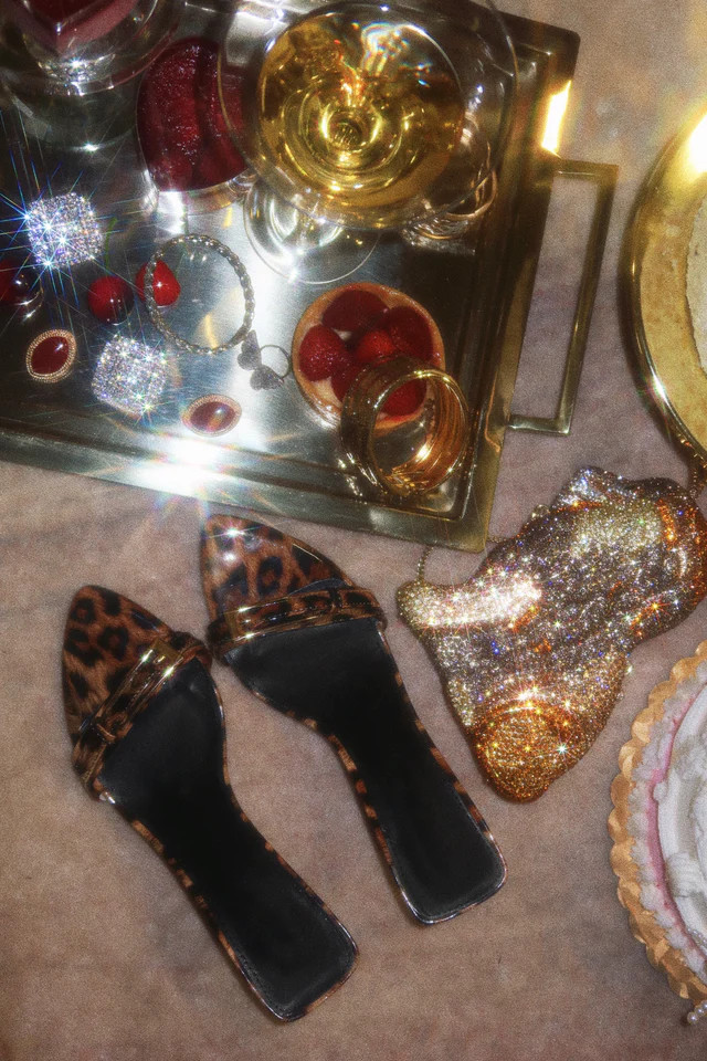 Miss Lola | Karyn Leopard Mid Heel Mules | MISS LOLA