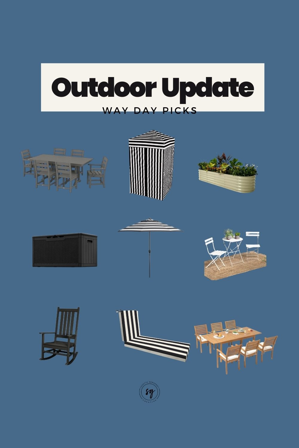 I was so excited when I started browsing the outdoor and patio decor section of the Way Day sale because some of my all time favorites are on sale! 

It's a great time to grab the metal raised bed planters (just in time for Mother's Day planting!) and many pieces from my all time favorite outdoor furniture collection are on sale too.

Oh, and there are TONS of black and white cabana stripes and some great outdoor planters too.  If your yard or porch needs a little pick me up, consider this your sign.  xoxo, Suzette 

 #LTKHome #LTKSaleAlert