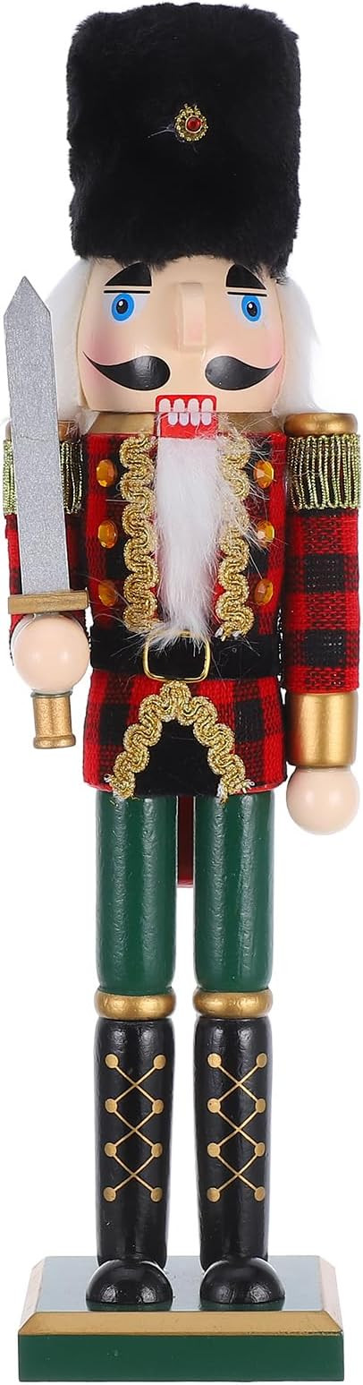 Cabilock 15 Inch Christmas Wooden Nutcracker Soldier Drummer Style Christmas Nutcracker Figure Or... | Amazon (CA)