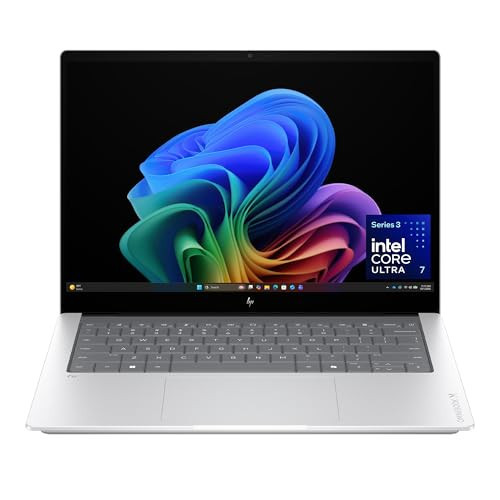 HP OmniBook X 14 inch Next Gen AI PC, 3K Touchscreen, Intel Core Ultra 7 356H, 24 GB RAM, 1 TB SSD, Intel Graphics, Windows 11 Home, Glacier Silver, 14-ka0099nr (2026) | Amazon (US)