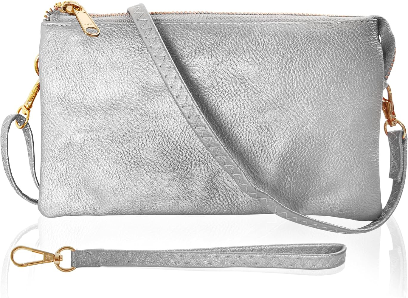 Humble Chic NY Vegan Leather Wristlet Purse for Women - Small Clutch Purse with Shoulder and Wris... | Amazon (US)