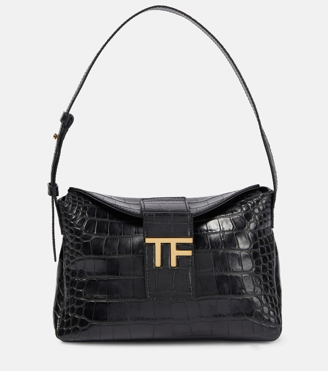 TF Mini croc-effect leather shoulder bag | Mytheresa (UK)